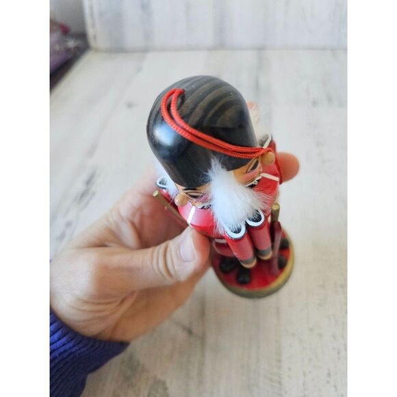 Wooden nutcracker ornament unique Xmas tree vintage - Picture 7 of 9